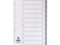 Q-CONNECT Zahlenregister 1 - 10