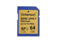 INTENSO SDXC Card Premium 64GB
