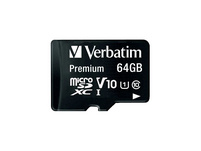 VERBATIM Micro SDXC Card 64GB - Class 10, UHS 1