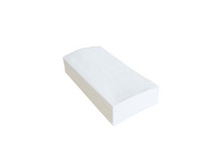 Serviettes Neutre - 2 plis - 1/8 pliage en livre - blanc - 32 x 33 cm