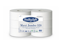 BULKYSOFT WC-Papier Premium Jumbo Maxi 2-lagig, 6 Rollen