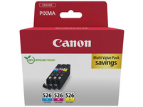 CANON CLI-526 Ink Cartridge, C/M/Y, combo 4541B018