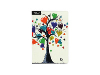 DENKZETTEL® Carnet de notes Art - A5 - arbre à coeur