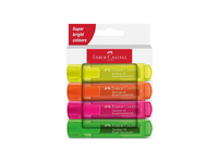 FABER-CASTELL Textmarker TL 46 Superfluor 4 Stück