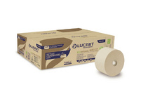 LUCART Papier toilette EcoNatural 900 ID Jumbo 2 couches, 12 rouleaux