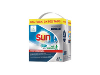 SUN Geschirrspültabs Professional All in 1 Tablets 2 x 102 Stück