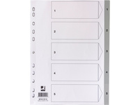 Q-CONNECT Zahlenregister 1 - 5