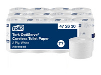 TORK WC-Papier Advanced OptiServe Midi 2-lagig, 24 Rollen