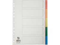 Q-CONNECT Blankoregister 5-teilig