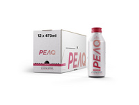 PEAQ Recharge Peach-Nectarine Aluminium Flasche 12 x 473 ml