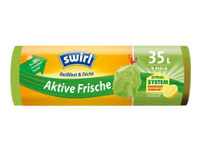 SWIRL Anti-Geruch Müllbeutel Aktive Frische 35 L, 9 Stück