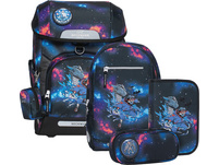 BECKMANN Schulrucksack-Set Plus Air mit Wendetasche