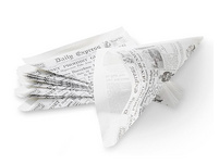 GEDIEGEN Spitztüte mittel Newspaper 100 Stück