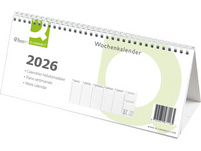 Q-CONNECT Wochenkalender Triangel 2026
