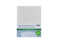 SIGEL Einzel-Transparenthüllen für Speisekarten-Mappen