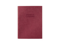 SIGEL Speisekarten-Mappe - mit Buchschraubenbindung - 8 Seiten