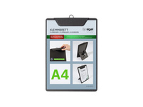 SIGEL Speisekarten-Klemmbrett - aus Kunststoff