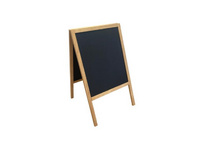 BIELLA Kundenstopper Schiefer Holz