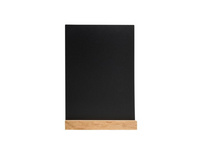 BIELLA Menükartenhalter Schiefer Holzfuss