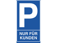 BIELLA Schild für Kundenpark