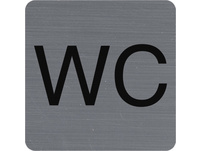BIELLA Selbstklebendes Schild WC