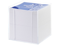 FOLIA Boîte à fiches en plastique transparent