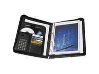 GENIE Schreibmappe Exclusive DIN A4 mit Taschenrechner