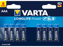 VARTA Pile Longlife Power AAA/LR03, 8 pièces