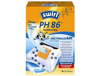 SWIRL Sac aspirateur PH 86 EcoPor anti-odeur 4 pièces