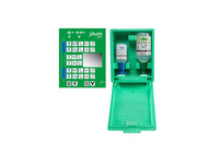 Plum Augenspülstation pH Neutral 200ml/NaCl 500ml Wandbox