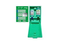 Plum Augenspülstation Duo NaCl 1000ml/pH Neutral 500ml Wandbox