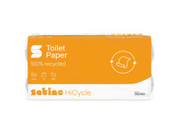 SATINO WC-Papier Hicycle Recycling 3-lagig, 8 Rollen