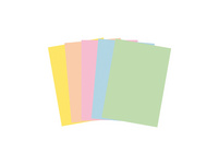 FocusShop Farbiges Papier A4 pastell  - 5 x 100 Blatt