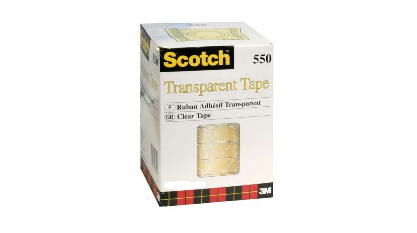 SCOTCH Rouleau d'adhésif transparent tape 550 sachet 19 mm x 33 m