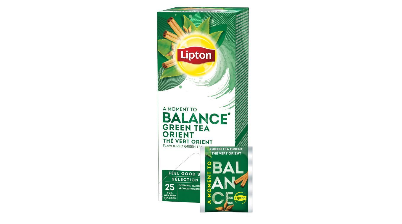 Thés parfumés Sachets enveloppés Lipton le lot de 20 en